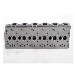 6D34 Excavator Diesel Engine Cylinder Head for Kobelco SK200 - 6 SK230 - 6E with Heat Plug Hole